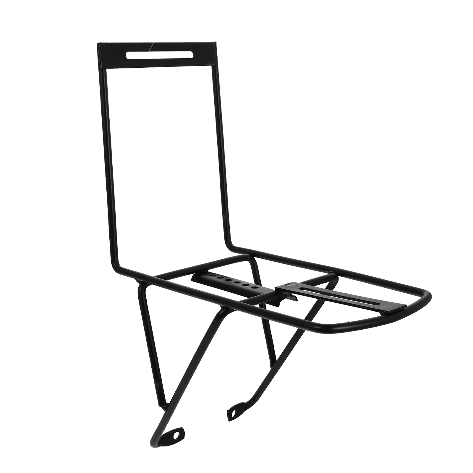 

Mountain Bike Shelves Steel Front Rack Lightweight Compact Durable Black Easy Installation Practical Accessories Bike Luggage