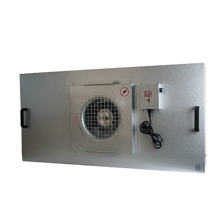 Clean room fan filter unit with galvanized steel laminar air flow hepa Hepa high efficiency 99.99% filtration