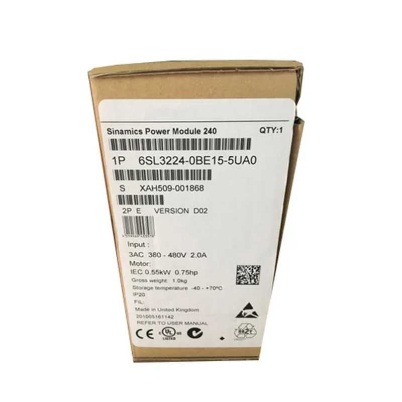 

New original 6SL3224-0BE15-5UA0 0.55KW 6SL32240BE155UA0 inverter spot