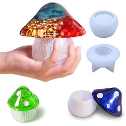 Mushroom Jar Silicone Resin Molds for Jewelry Holder Storage Container Organizer , Candle Holder Epoxy Mold , DIY Molds for Jewe