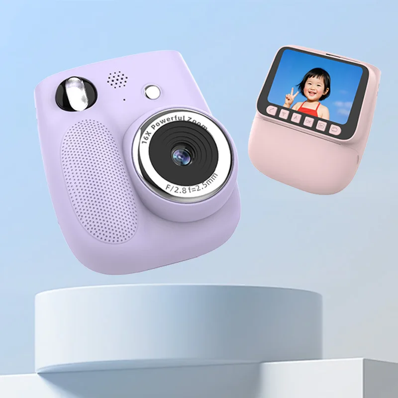 新しい子供用インスタントカメラ、カラー印刷子供用カメラ、知育玩具、ミニカメラ印刷
