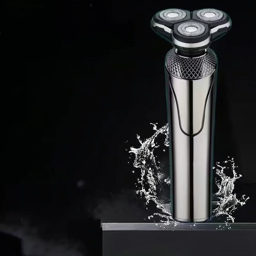 Portable Electric Shaver Rotary Blade Razor Men Face Grooming Trimmer Rechargeable Waterproof Daily Care Maintenance Tool