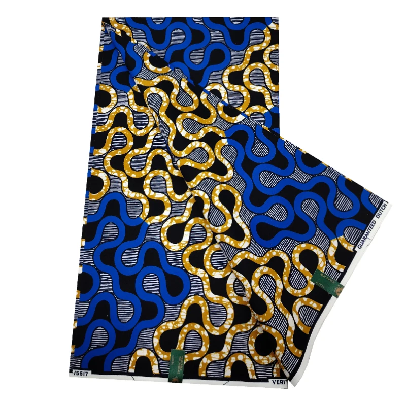 

Holland wax 6Yards African Wax Fabric Ankara Batik Super Print Traditional Culture Dress 100% Cotton New Product Ghana Satin