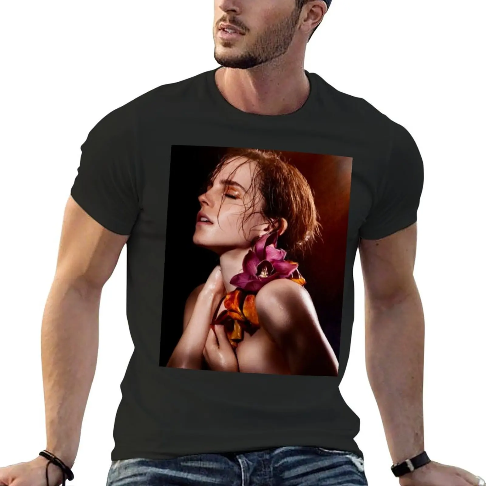 Emma Watson T-Shirt anime tshirt oversizeds essential t shirt men tshirt