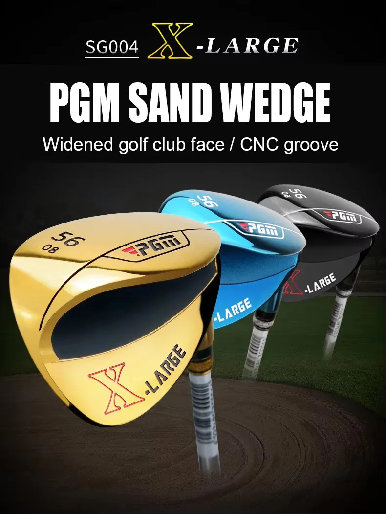 PGM Golfschläger, Golf-Wedge, Herren-Sand-Wedge, verbreiterte Unterseite, Neigung 56/60 Grad, langlebiger Edelstahl, verbesserte Präzision – Detail 1