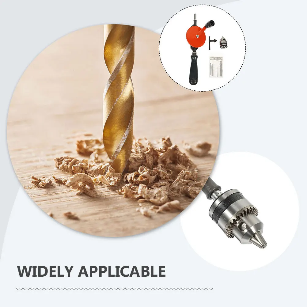 

1Set Hand Drill Manual Steel Small Portable Puncher Manual Drill Wood Bamboo Circuit Board DIY Tool Wear Resistant