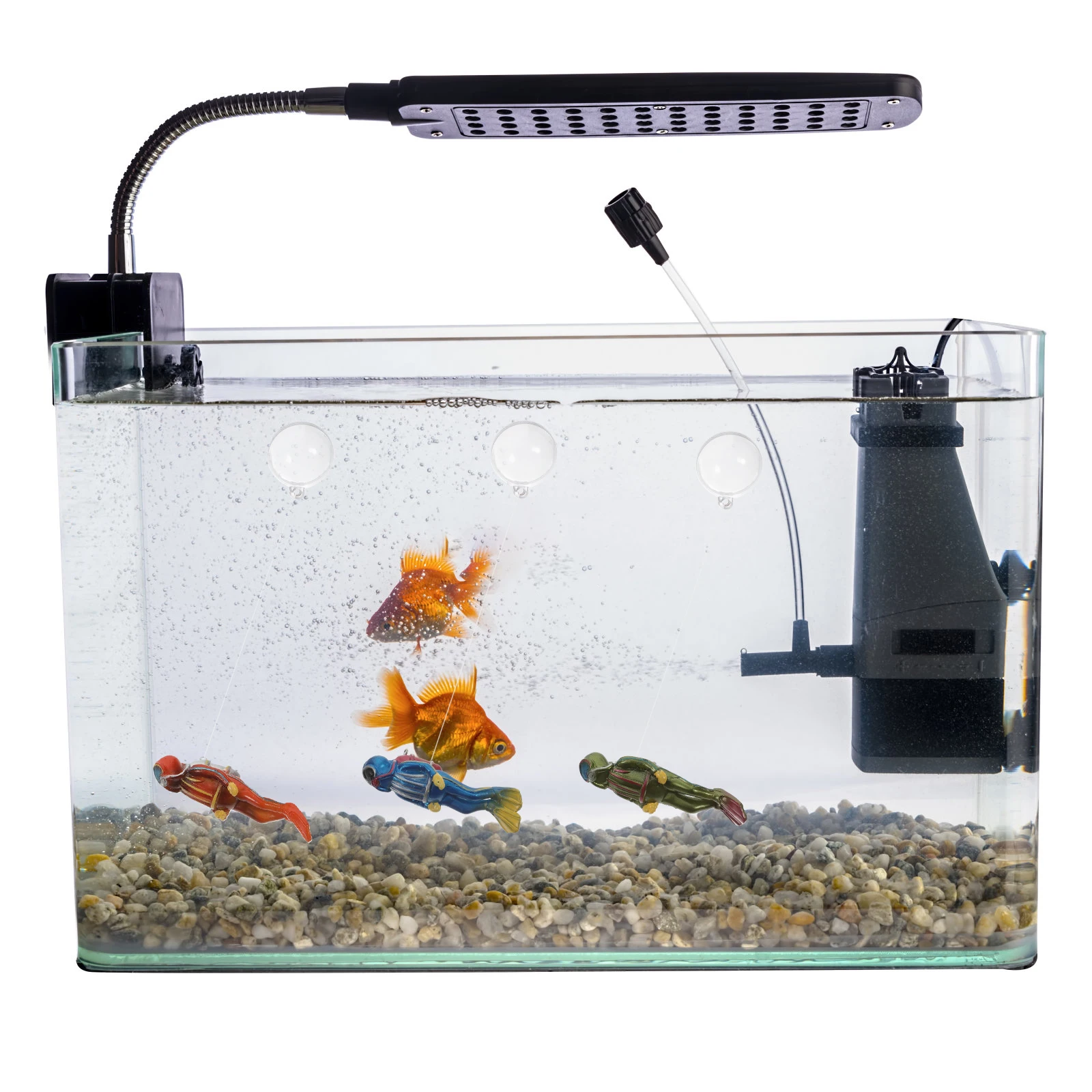 

3Pcs Fish Tank Decorations Resin Diver Ornaments Creative Floating Aquarium Decoration Artificial Fish Tank Ornament