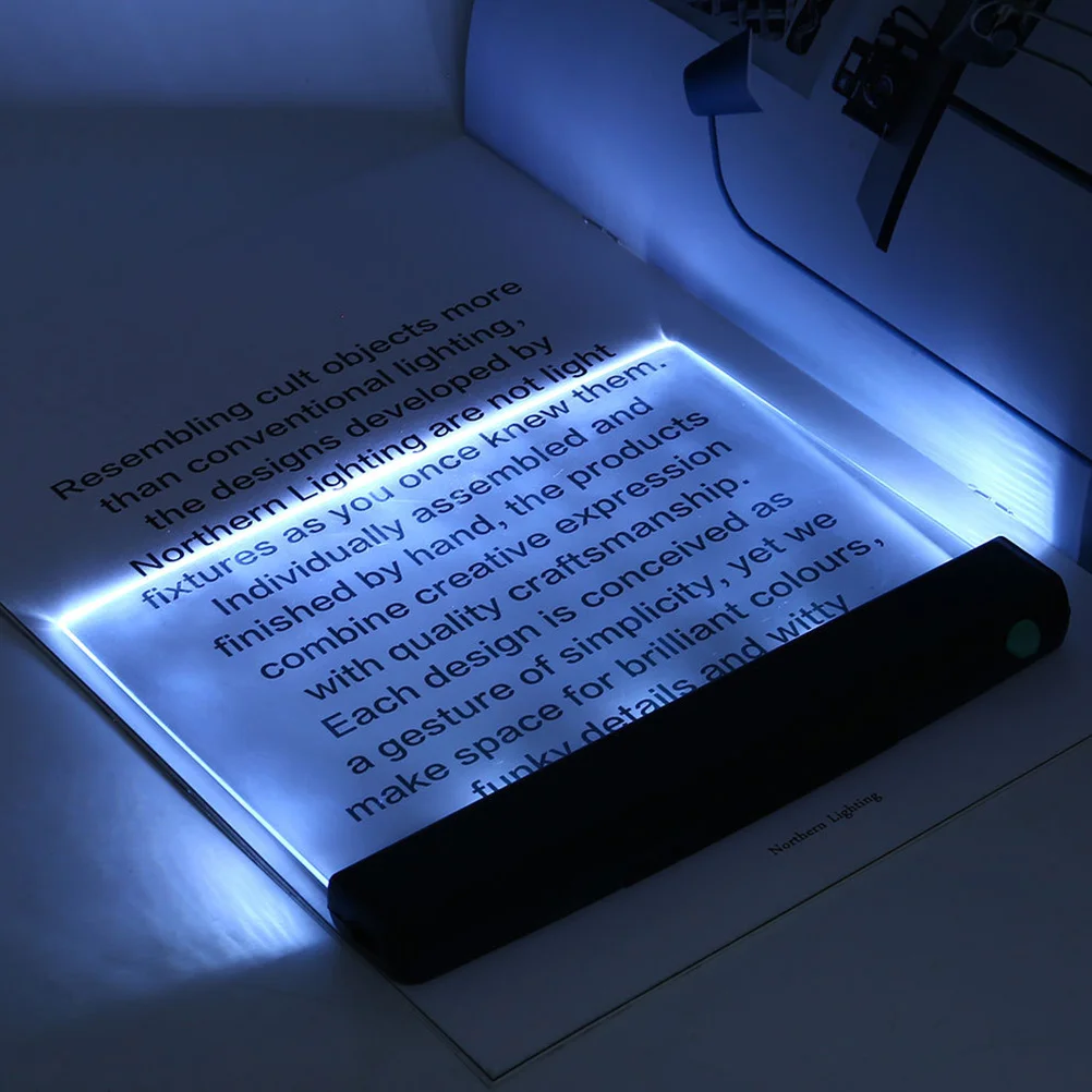

LED Panel Night Reading Light Eye Protection Device Non-Flickering Light Portable for Bed Study Camping Eye Protection Tool