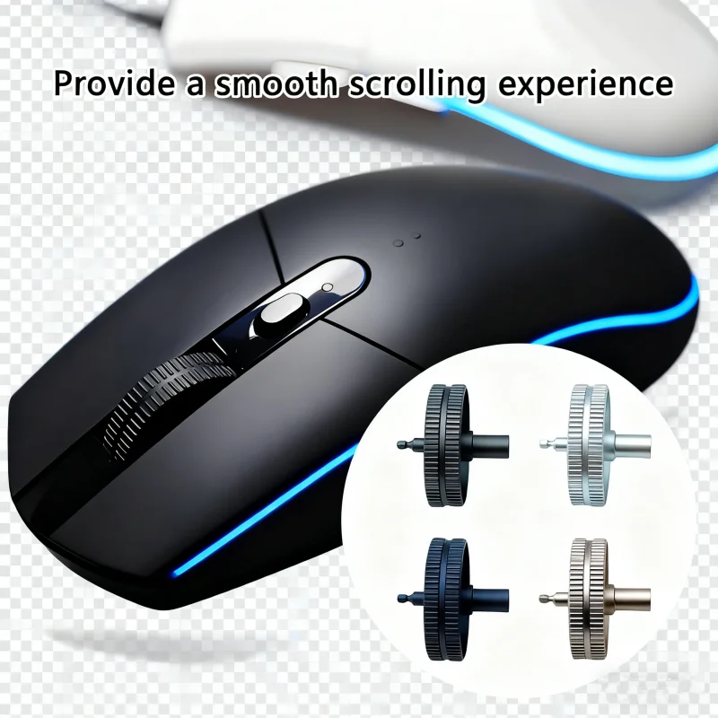 J78A High Durability Metal Mouse Scroll Wheel Mouse Wheel for G102 G304 G305 Mouse Roller Scroll Enhances Precise and Comfort