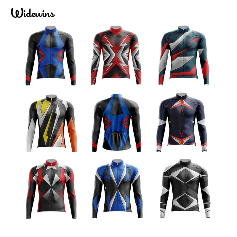 

2023 Cycling Jersey Men Bike Mountain Road MTB Shirt Top Summer Bicycle Racing Riding Clothing Uniform Clothes Jackets White Red