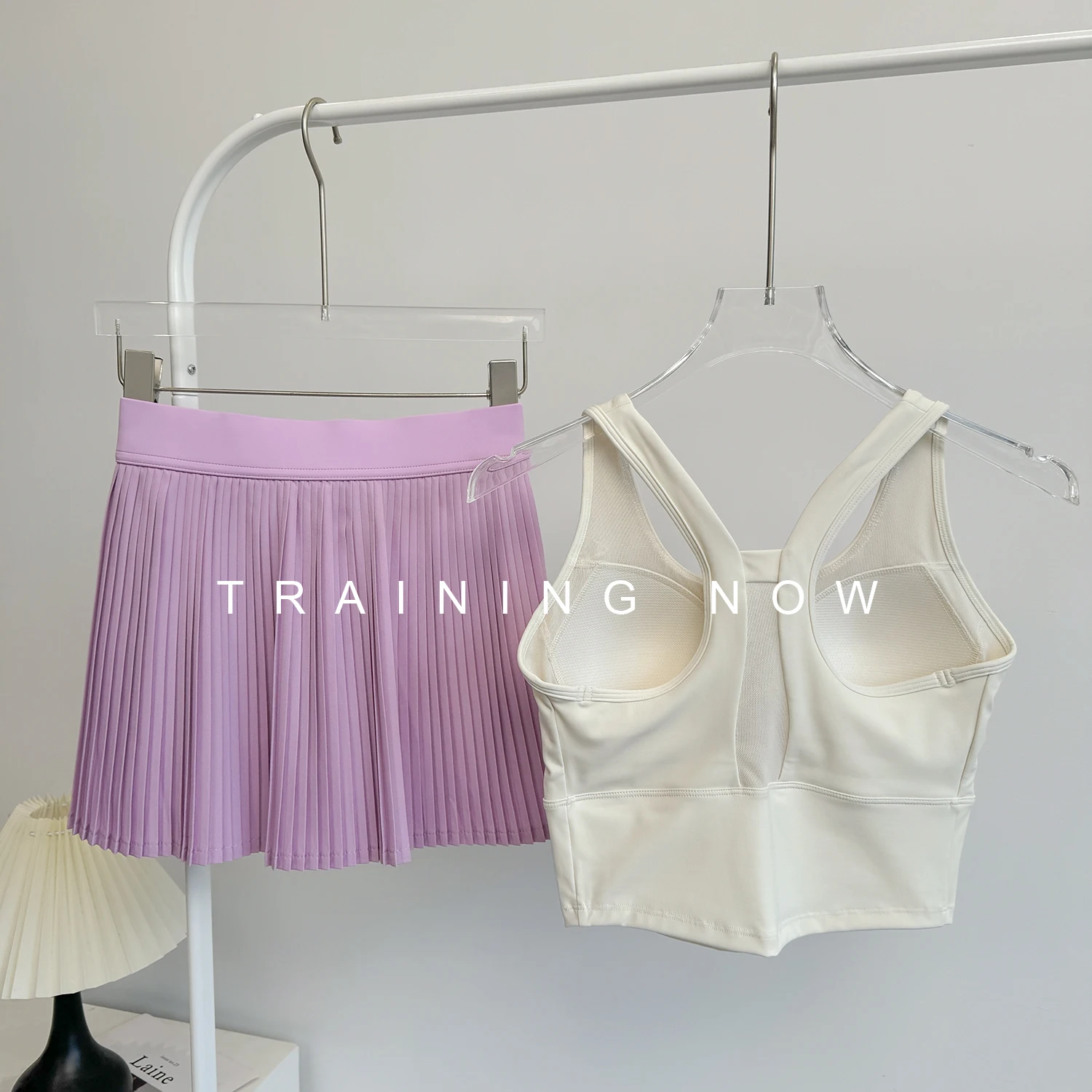 

High-value badminton fitness suit for women in summer sexy beautiful back yoga vest professional running training sportswear