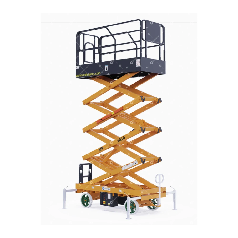 

Best Quality Hydraulic Scissor Lift Push by Hand Manlift Personal Lifting Platform Different Sizes New Equipment Turkey