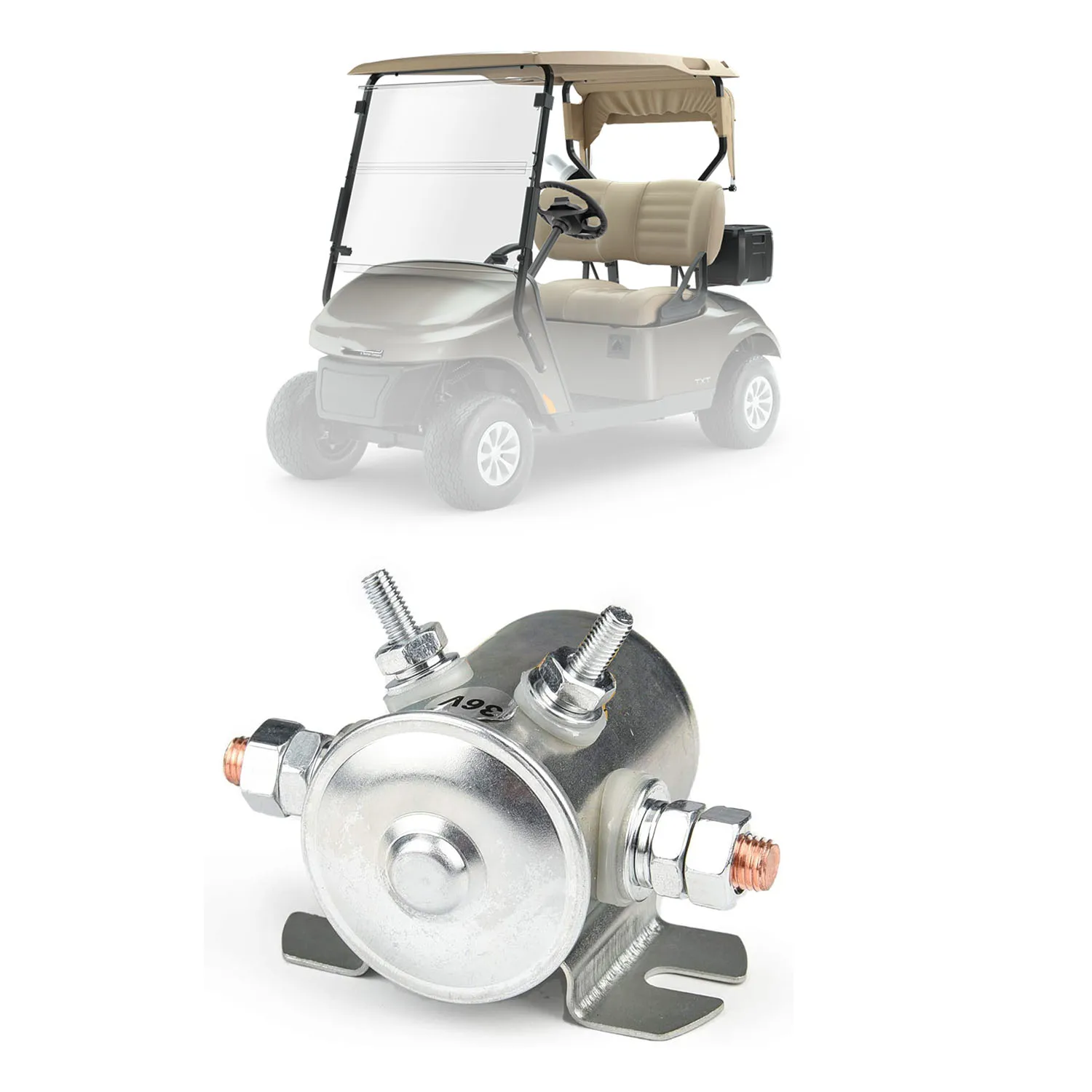 รีเลย์ขดลวดแม่เหล็กไฟฟ้า36โวลต์4สำหรับรถกอล์ฟไฟฟ้า1980-2010รุ่น ezgo TXT 15-242 15-243 15-334 27855-G01