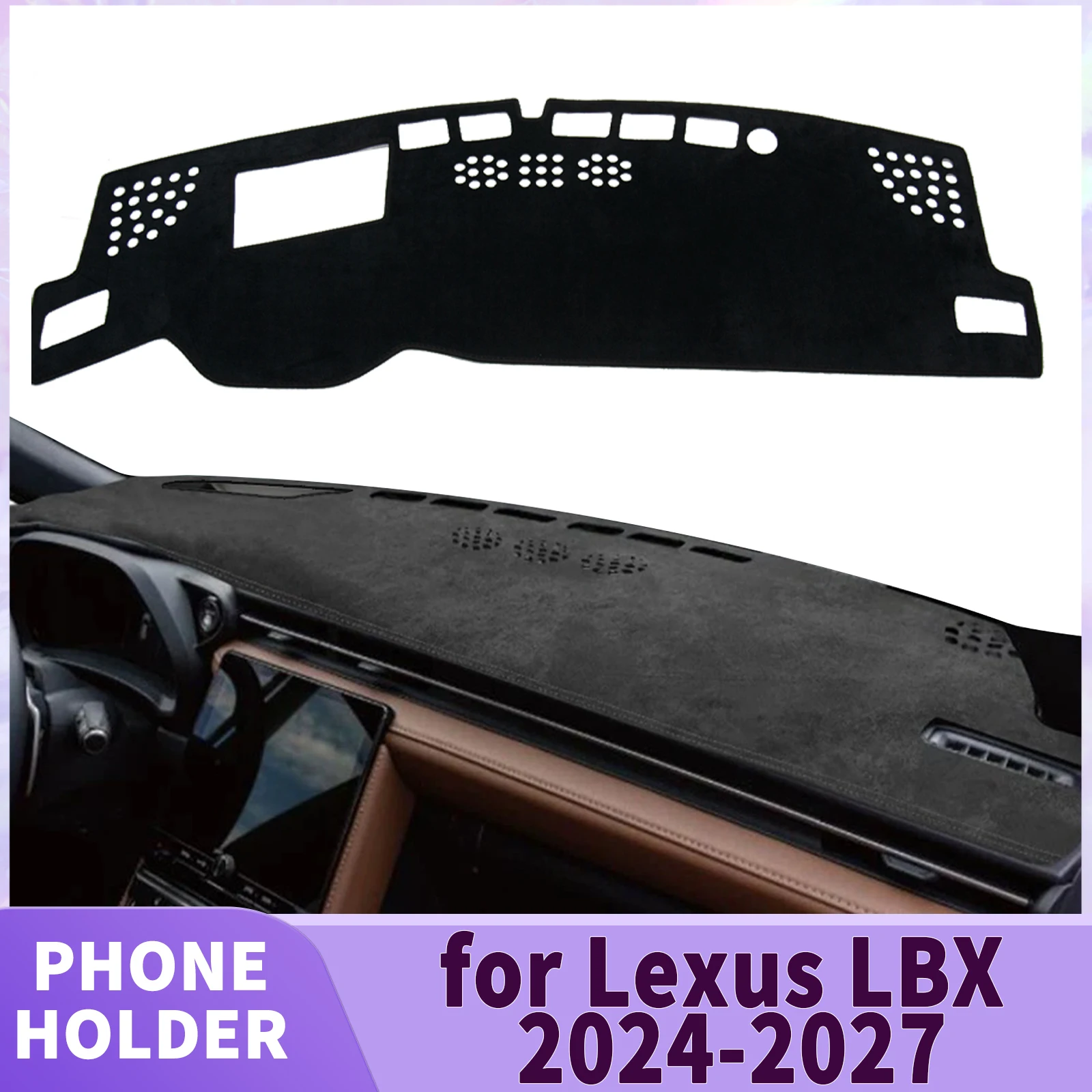 

fit for Lexus LBX 2024 2025 2026 Car Accessories Dashmat Dashboard Cover Pad DashMat Sunshade Protective Carpet