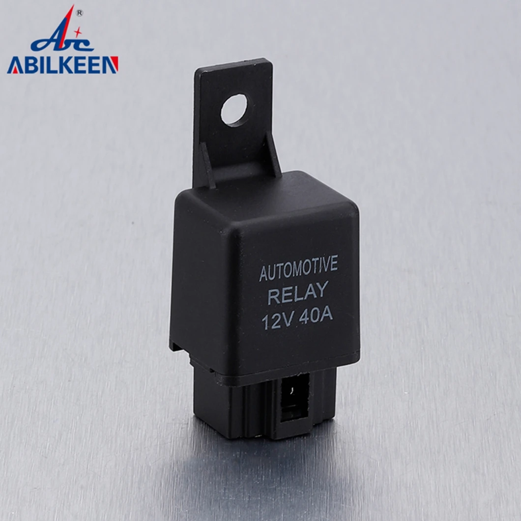 ABILKEEN 12V/24V 40A Automotive Air-Conditioner Relay with 4Pin Terminal Iron Hand/Plastic Hand Electric Relay For Car Boat RV