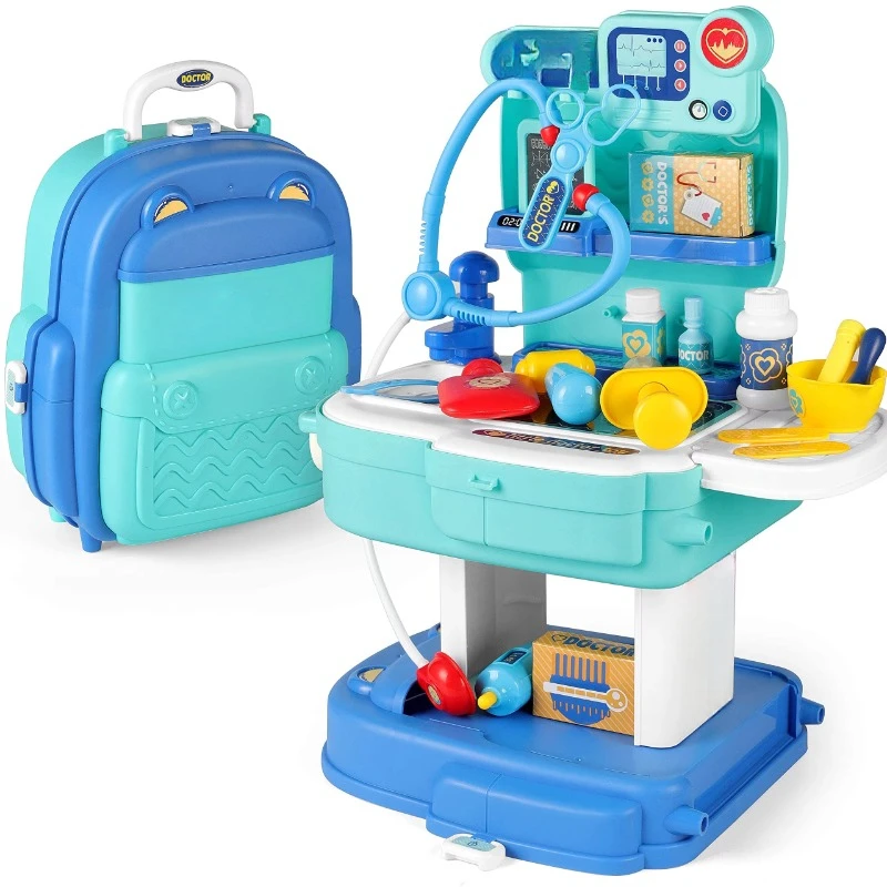 Kids doctor play set for kids toy, doctor kit for kids dentist toy, jouets de medecin roleplay pretend role play doctor toys