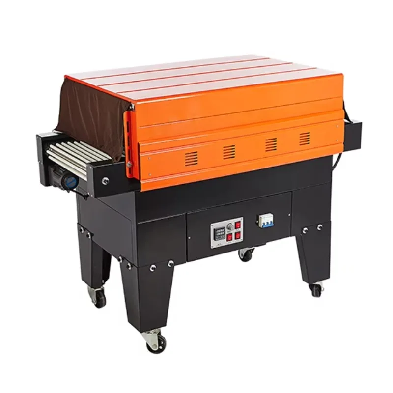 

Hot Shrink Packaging Wrapping Machine Disposable Tableware Laminating Chain Tissue Box Shrink Laminating Machine for Packaging