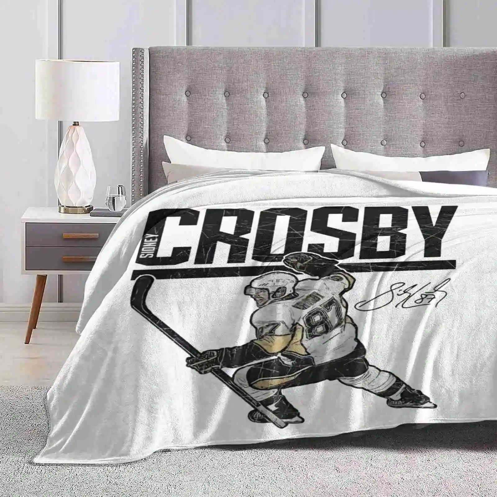 Sidney Crosby For Fans Latest Super Soft Warm Light Thin Blanket Sidney Crosby Pennsylvania Pirates Sports Steelers Pens Logo