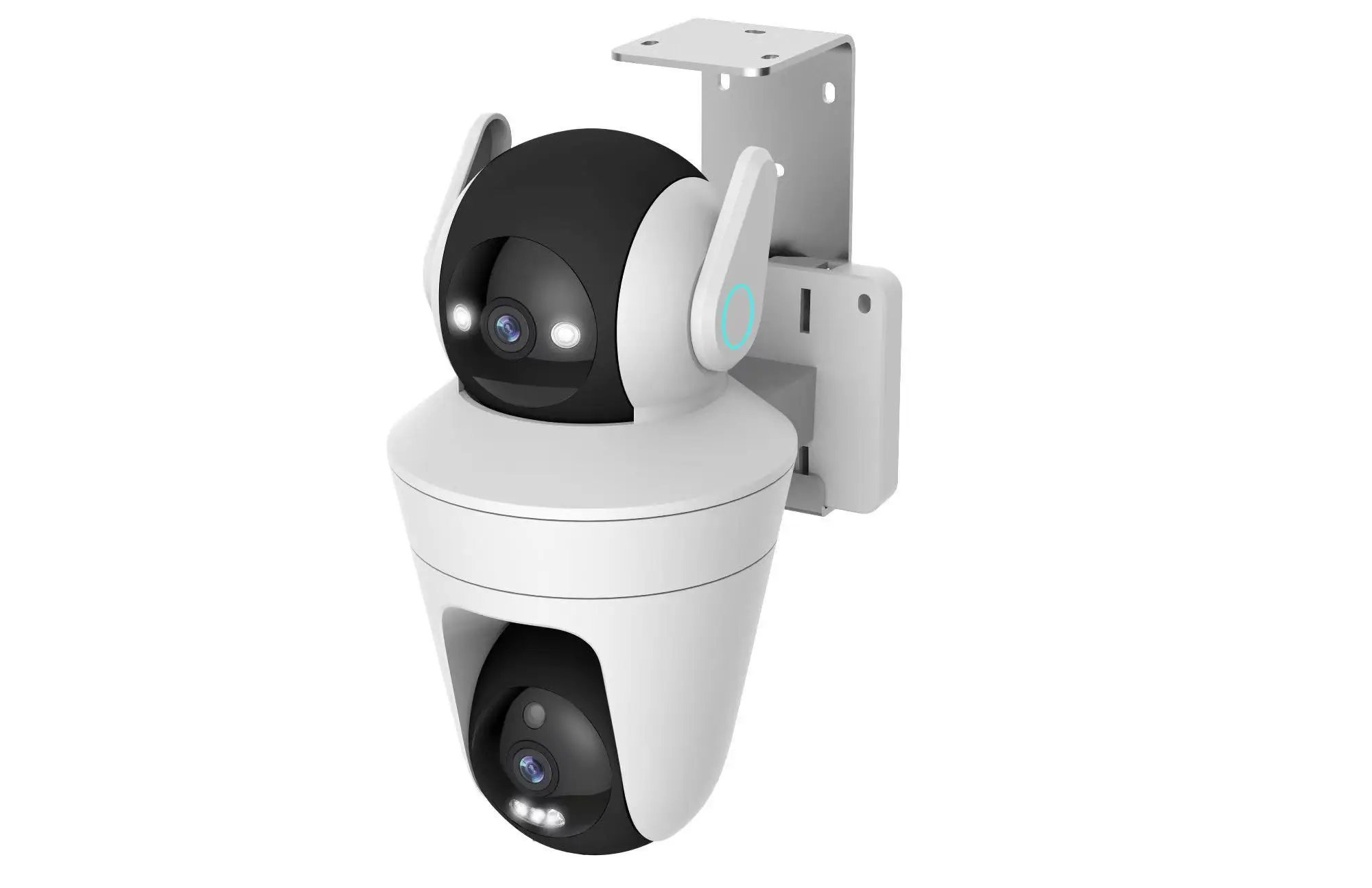 6MP  iCam365 APP Wireless Dual Lens  PTZ IP Dome Camera AI Humanoid Detection Full Color Home Security CCTV Baby Monitor