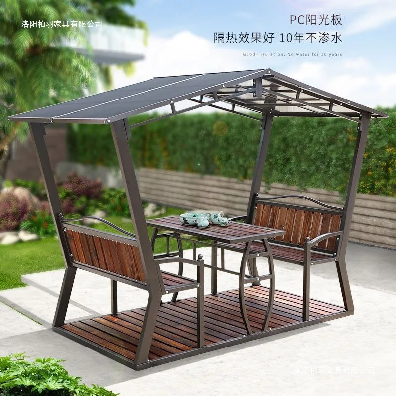 HYS outdoor pavilion sub-villa courtyard outdoor garden terrace open-air balcony rooftop four-corner pavilion