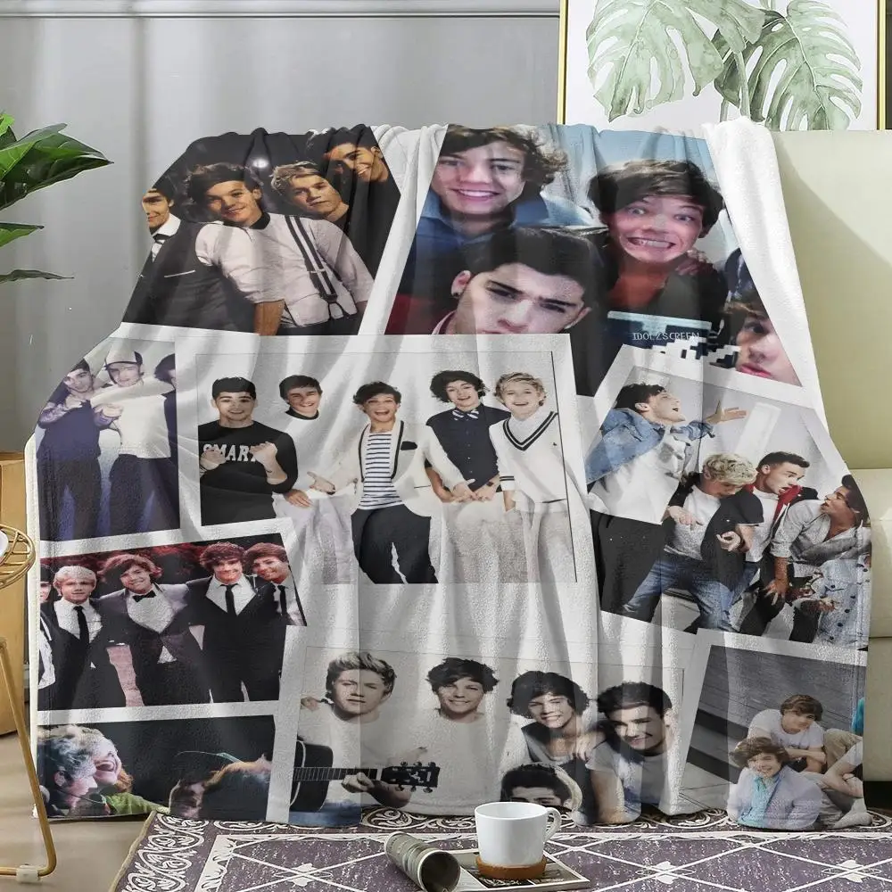 One D-direction Singer Throw Soft Flannel Throw Summer Blanket Lightweight Cozy Nap Blanket for Sofa Bed Travel