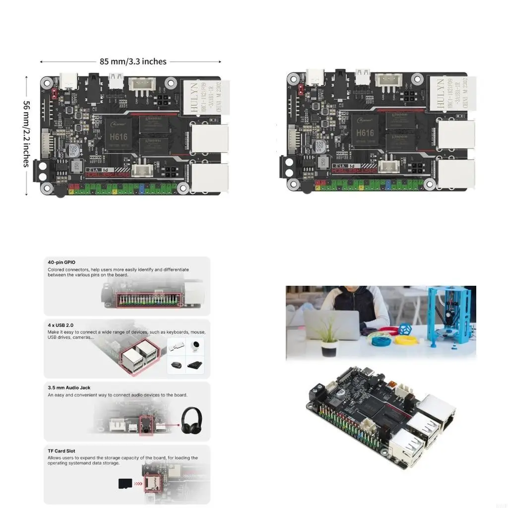 

896F -печатные детали BTT PIV1.2 Управляющая плата Printer Hainboard для -принтеров с прошивкой Klipper