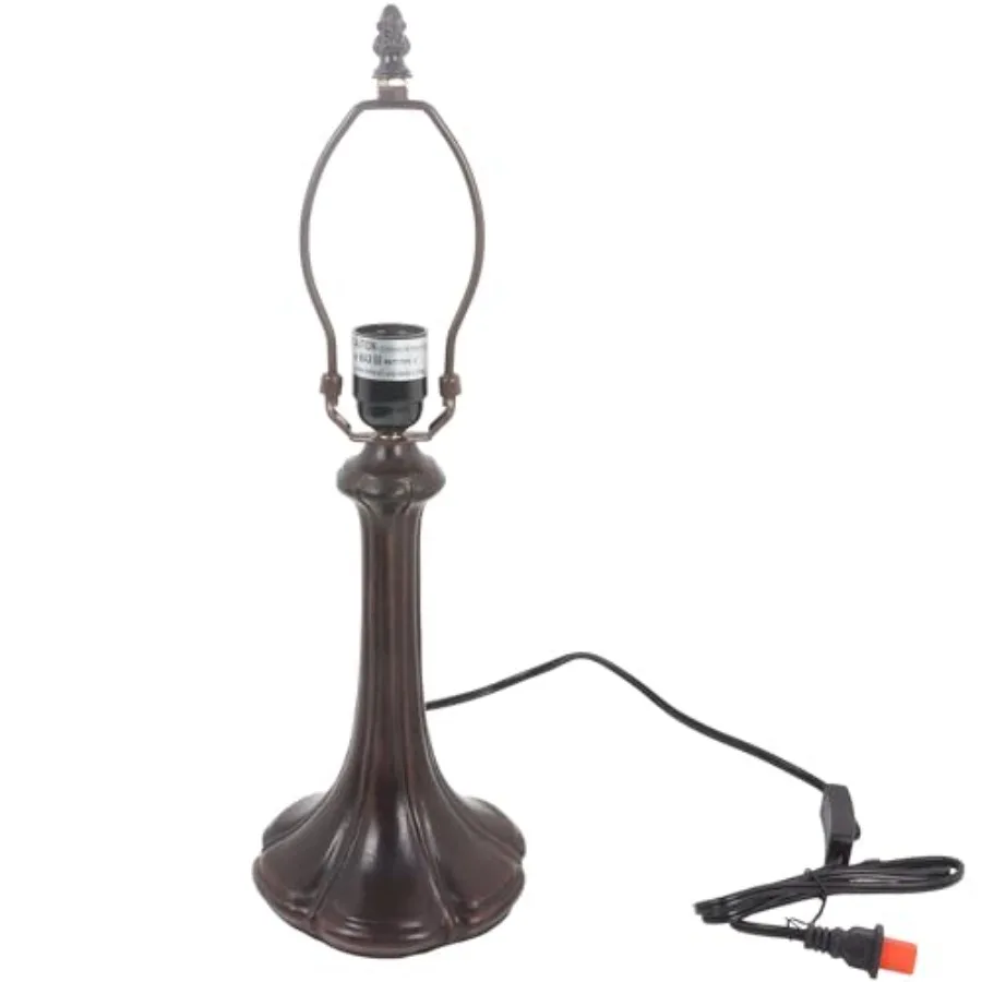 

B10021 Antique Brown Alloy Table Lamp Base with E26 Socket 6.5" Hx19 H