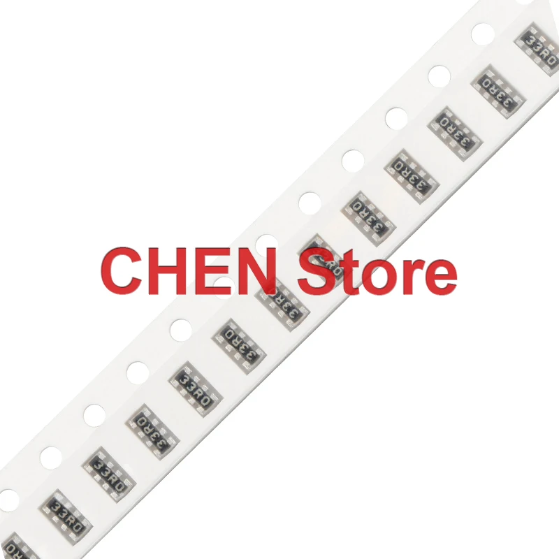 Resistencia de red SMD Array 100, 0804 piezas, 1%, 10/15/22/24/27/30/33/39-100R Ohm 1,5/2/3.3/4-7/20 K, 1M