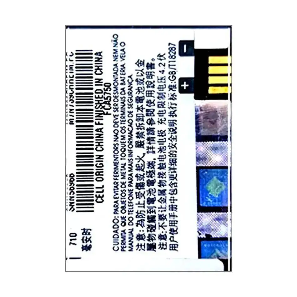 بطارية الهاتف المحمول BR50 710Mah لموتورولا موتو رازر V3 V3c V3E V3i V3m V3r V3t V3Z Pebl U6 Prolife 300 500 #3