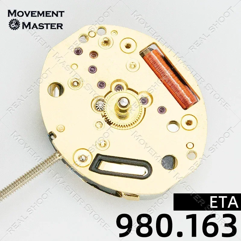 New original ETA 980.163 Watch Quartz 2 Hands Movement Watch accessories Switzerland moving quartz electronic movement 980163