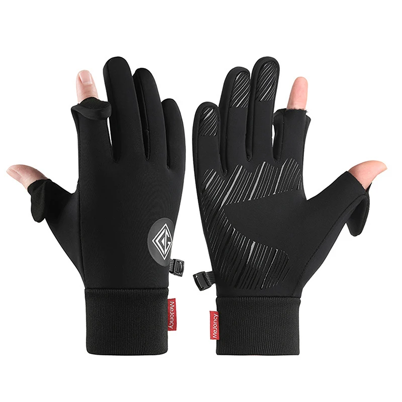 Winter Warm Touch Screen Gloves Outdoor Windproof Waterproof Cold-proof Gloves Men Driving Cycling Fishing Ski Gloves