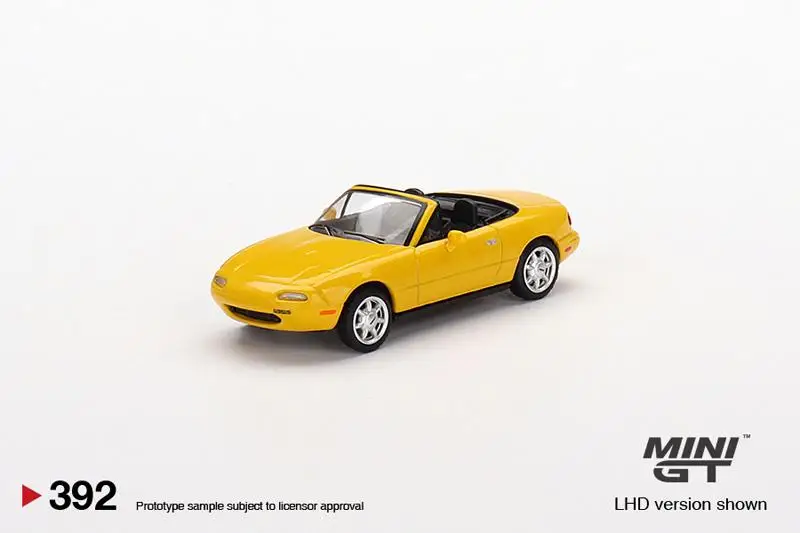 MINI GT 1:64 Mazda Miata MX-5 NA Eunos Roadster, modelo de coche de aleación fundida, juguetes, adornos de regalo