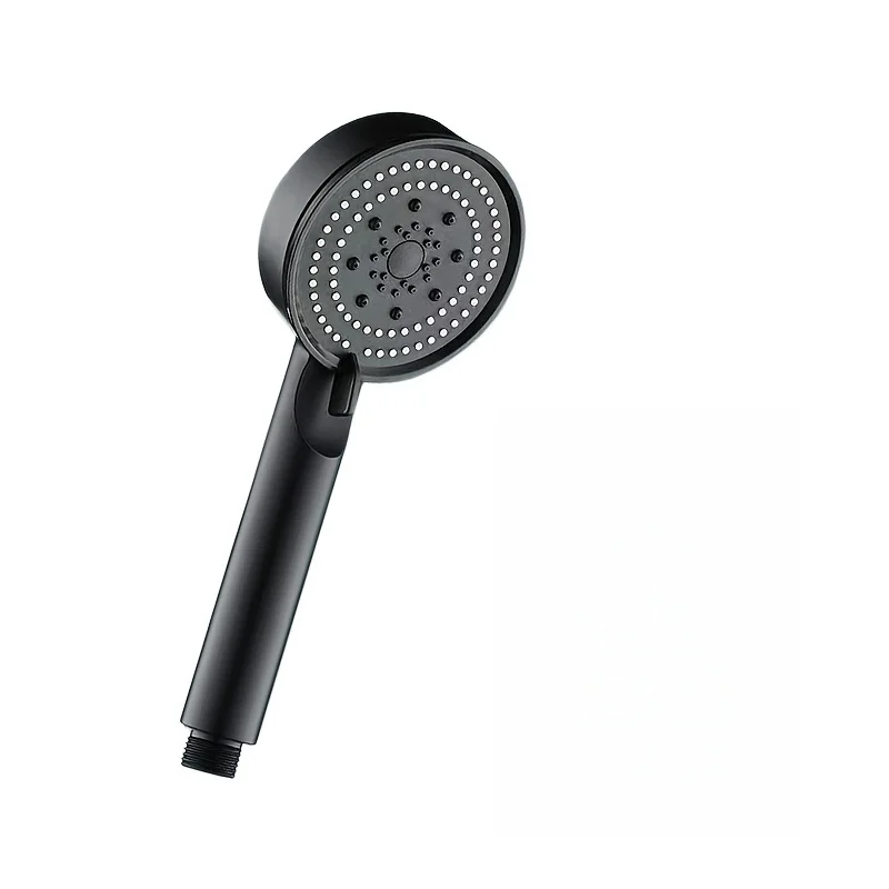 5 Modes High Pressure Shower Head Black Handheld Water Saving Shower Nozzle For Bathroom SPA Shower Accessory