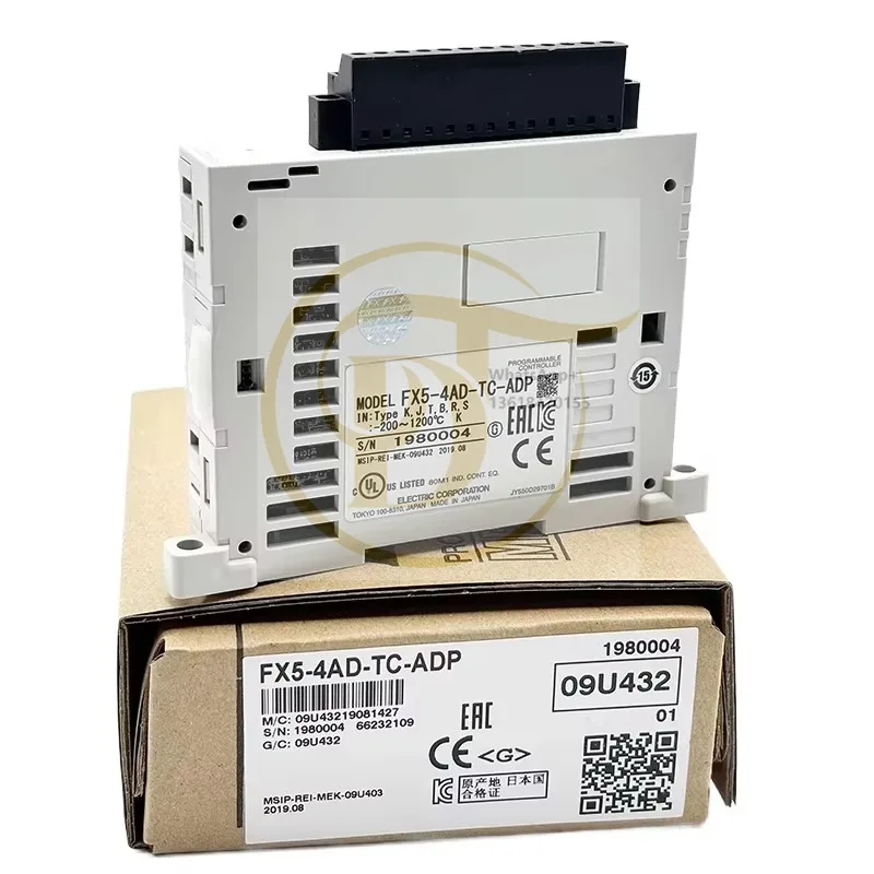High Quality Industrial Automation Plc Pac Dedicated Controllers with FX5-4AD-TC-ADP Plc Logic Programming Controller
