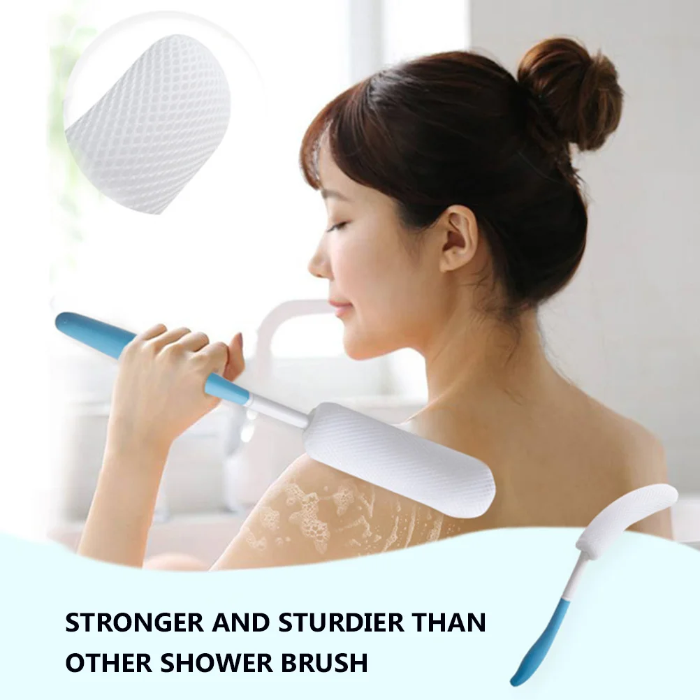 Back Scrubbing Brush Sponge Bath Bathroom Supplies Body Loofah Cleaning Long Handle Man