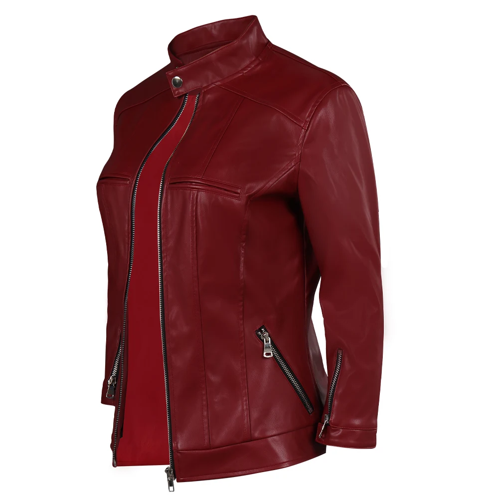 Resident Claire Redfield Cosplay Coat Jacket Costume Outfits Adult Women Halloween Carnival Party Suit