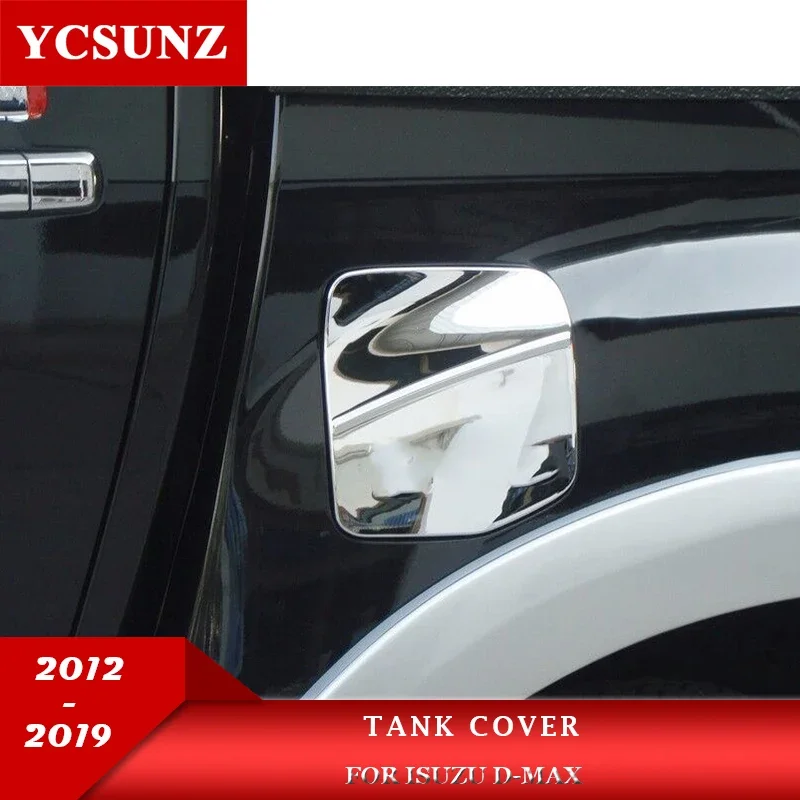 Chrome Fuel Tank Cover For Isuzu D-max Dmax 2012 2013 2014 2015 2016 2017 2018 2019 Car Accessories Double Cabin