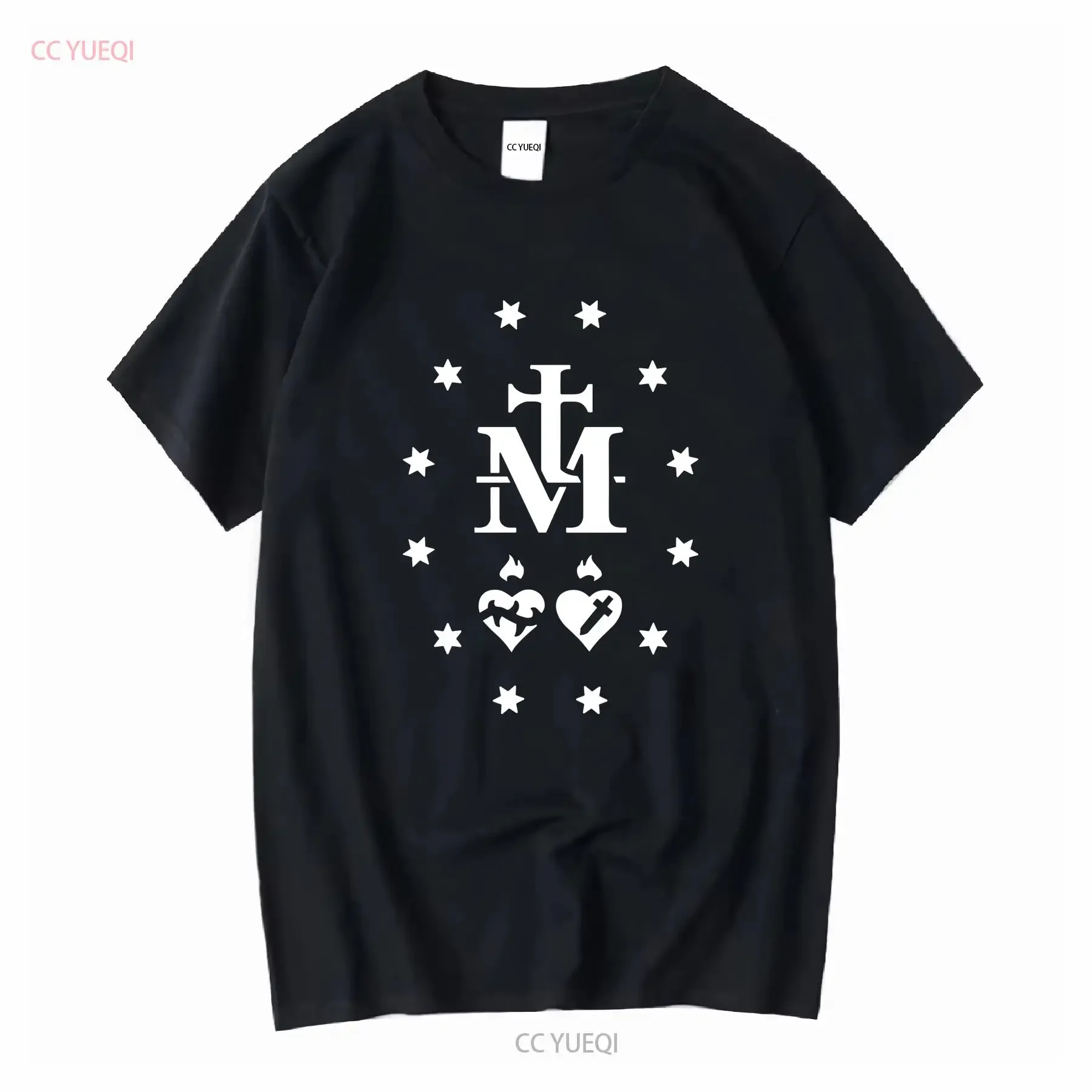 Catholic T shirt M Mary Scapular Our Lady Virgin Mother of God Sizes S 5XL vintage Washed Comfortable Unisex Versatile graphic