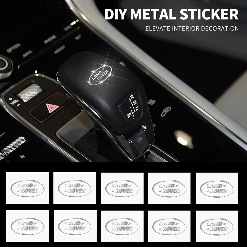 2/5/10pcs Car 3D Metal Stickers Auto Logo Decals Styling For Land Rover Discovery 2/3/4 Sport Range Rover Sport L322 Accessories