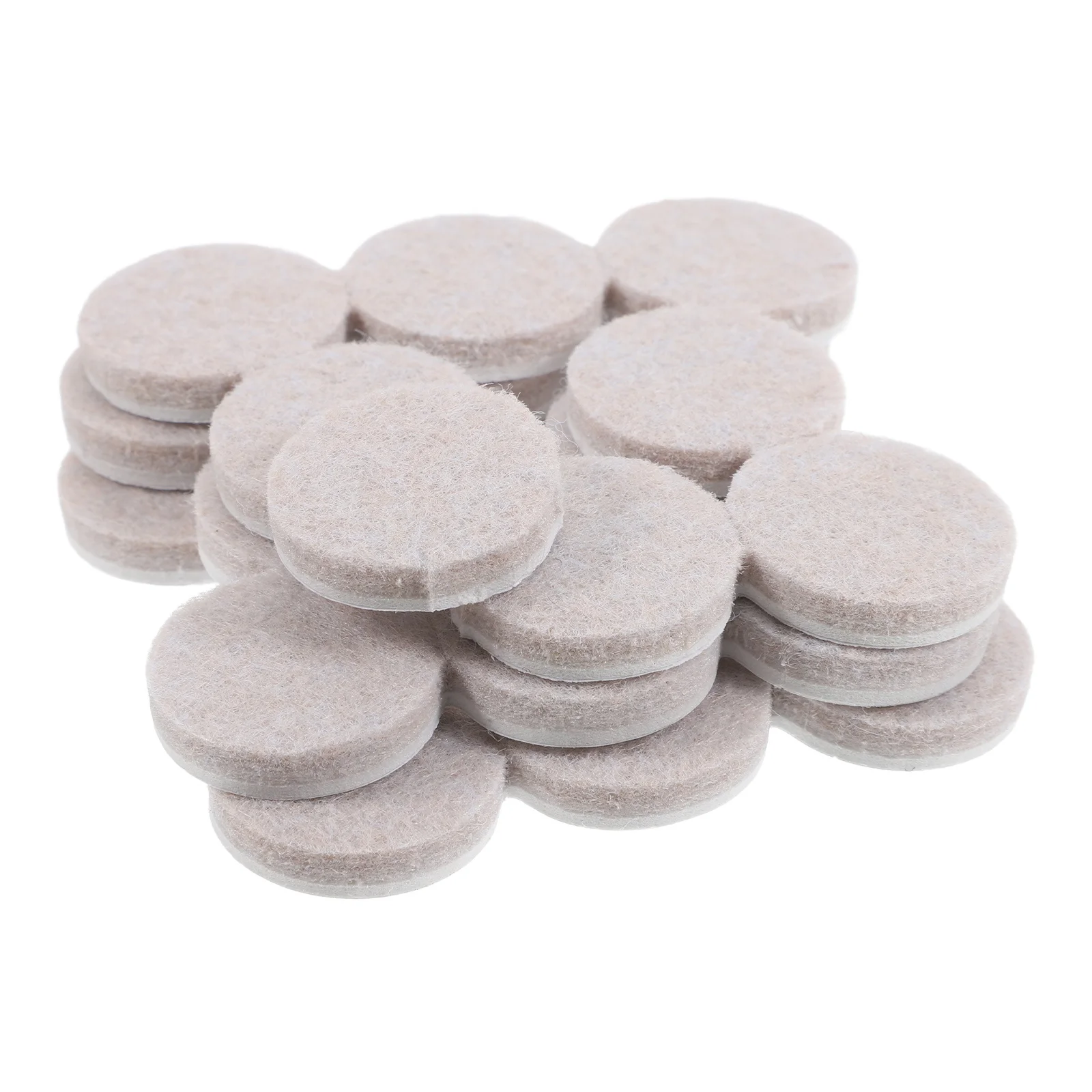 

24Pcs Round Felt Chair Pads for Hardwood Floors Furniture Leg Protectors Anti-Scratch Floor Protectors Non-Slip Brown