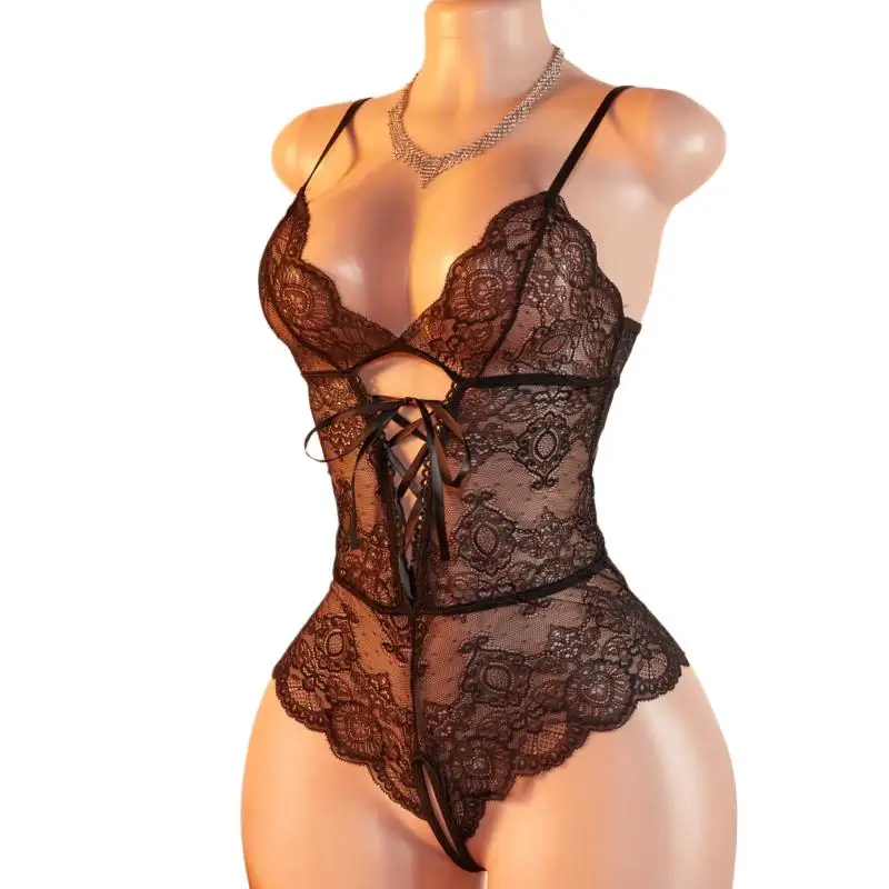 

Новое прозрачное сексуальное женское белье для женщин, горячее эротическое нижнее белье, наряд для стриптиза, кружевной корсет с открытой промежностью, комплект боди, нижнее белье