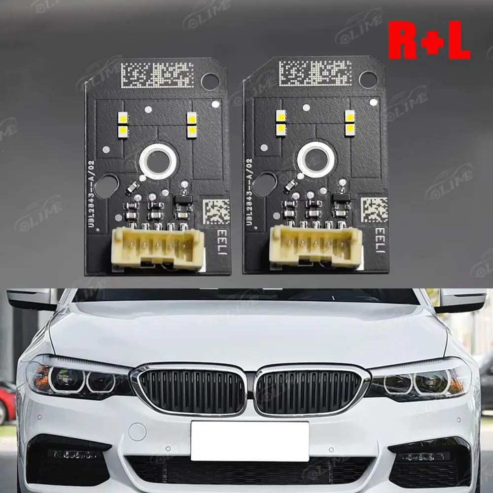 Fit For BMW 5 Series G30 G38 2018-2020 Low Version Car LED Circuit Board Light Source Board  DRL Chip Board New White Light