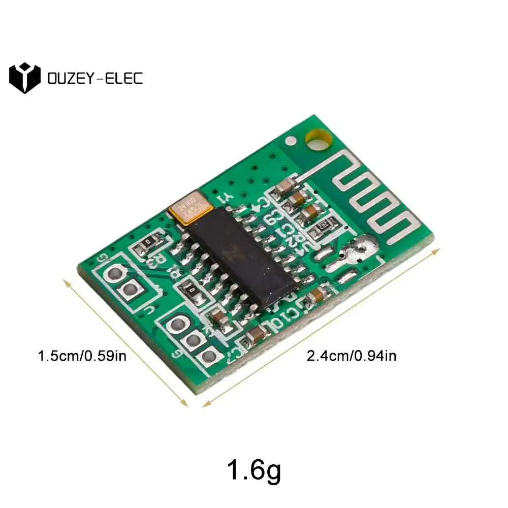 Moduł audio Bluetooth LED Power 3.3V-8V Audio podwójny cyfrowy wzmacniacz audio lub DIY BT Głośniki zabawki fotele do masażu