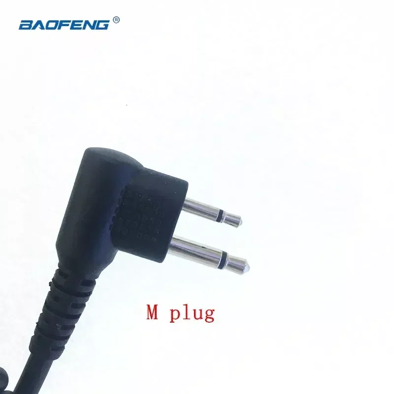 DIY 4-Wire Microphone Cable  2pins M-Plug for Motorola EP450 CP040 CP140 CP200 GP300 GP3188 GP68 GP88 Hytera Etc Wakie Talkie