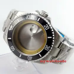 43mm Sapphire Glass Sub Watch Case Fit ETA 2824 2836 Miyota 8215 Japan NH35A NH36A MOVEMENT