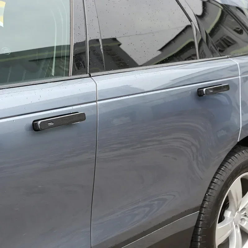 

For Land Rover Range Rover VELAR 2017-2024 ABS Carbon Fiber Car Door Handle Trims Cover Car Accessories