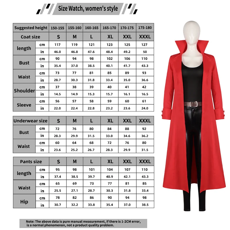 CosplayAnime Commandos Cosplay Costume Creature The Bride Fantasia Women Fantasy Long Coat Gloves Top Pants Set Halloween Carniv
