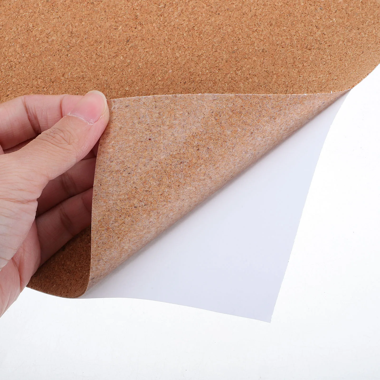 5Pcs Cork Bulletin Board Tiles Self Adhesive Wall Decor for Office Home Message Board Photo Display Functional Space Saver