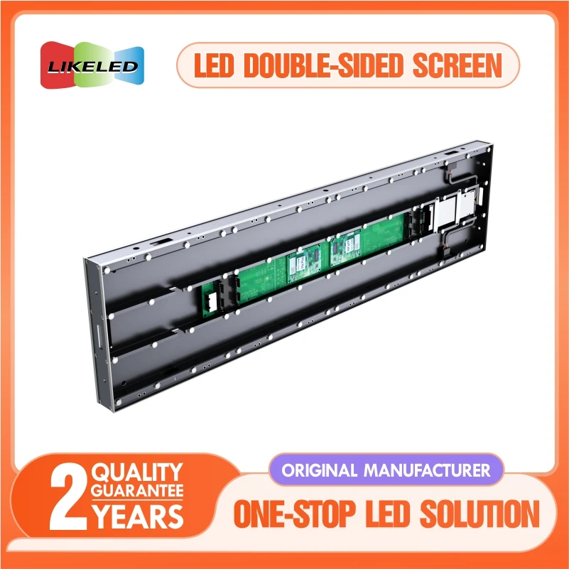 High-Resolution Indoor LED Display 1000x250 Double-Sided 2.9\
