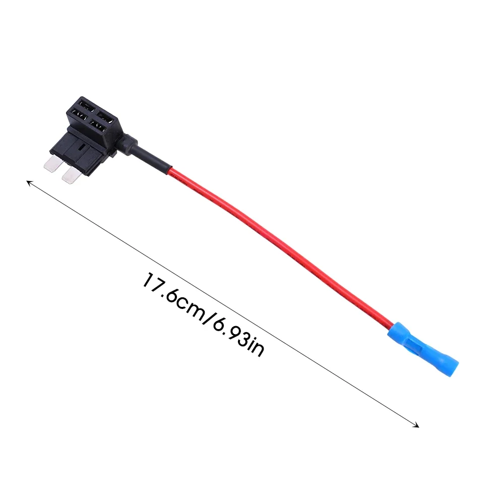 Portafusibles para coche, adaptador de grifo de circuito adicional, Micro hoja ATM estándar de 12V, Micro Mini estándar con soporte, caja de fusibles, salpicaduras húmedas